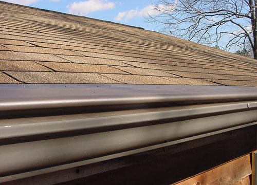 gutters with leaf guard